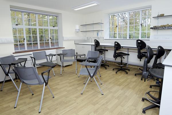 The Hope Room, a multi-functional room suitable for meetings or lab work.