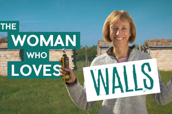Title card: The Woman Who Loves Walls