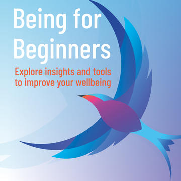 Being for Beginners branding featuring a bird in flight