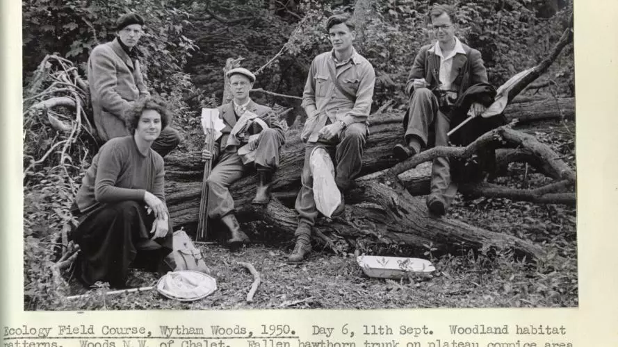 1950 Field trip wytham woods
